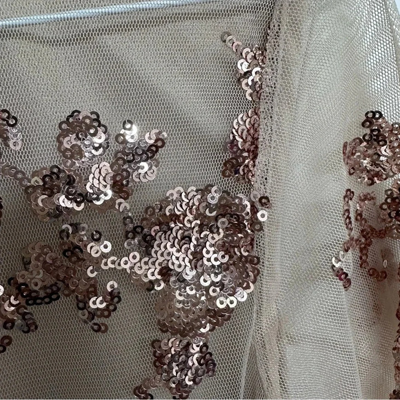 NWT SEQUIN DRESS- HOW LOW CAN YOU GO. Date night, prom, occasion mini sz6 - Picture 8 of 9